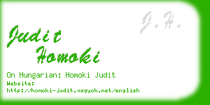 judit homoki business card